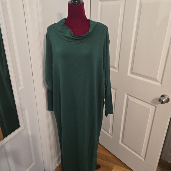 Bryn Walker Elegant Green Maxi Dress - Picture 3 of 5